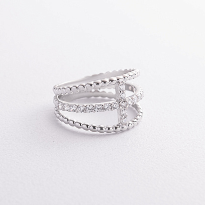 Серебряное кольцо "Marissa" с фианитами 901-01614 №2