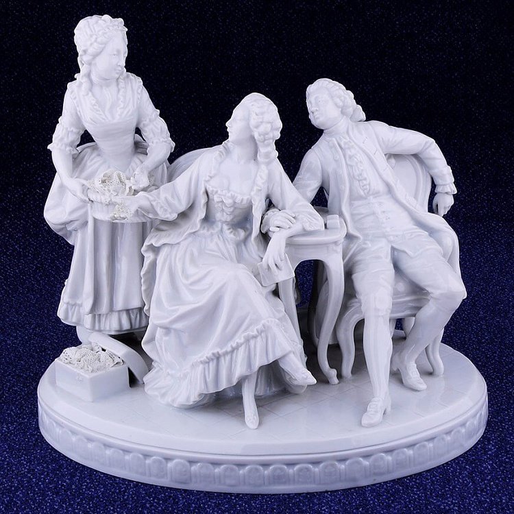 Статуэтка из фарфора (Richard Eckert, Volkstedt) стат2 от ювелирного магазина Оникс - 1