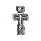 Православный крест (чернение) 13326 от ювелирного магазина Оникс