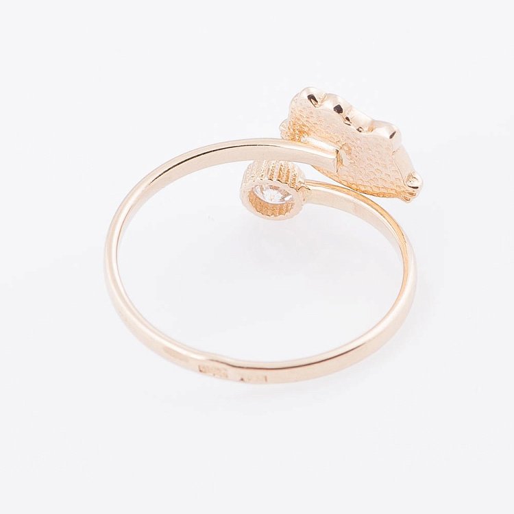 Дитяча золота каблучка "Hello kitty" к03448 від ювелірного магазину Онікс - 2