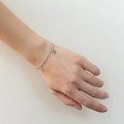 Срібний браслет "Зірочка" (фіаніт) 141343 от ювелирного магазина Оникс - 1