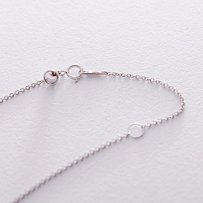 Золоте кольє з діамантами колб0037ca №4