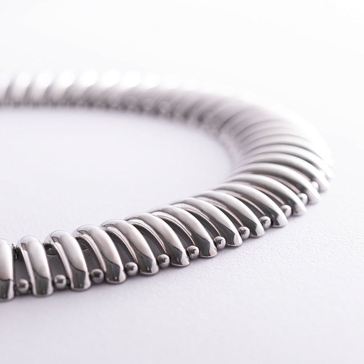 Срібне масивне кольє "Безмежність" 18136 від ювелірного магазину Онікс - 2