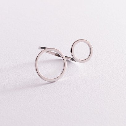 Серебряное кольцо "Авангард" 3945 №2