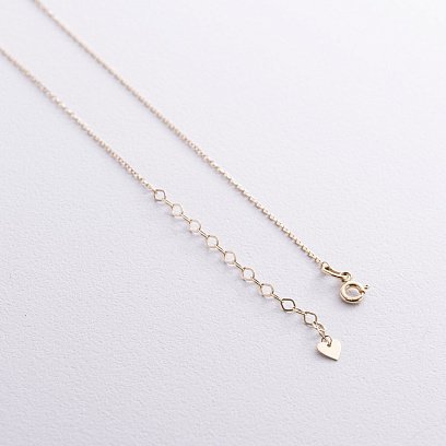 Кольє з пластиною для гравіювання (жовте золото) кол02477 №5