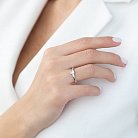 Золотое помолвочное кольцо с бриллиантом кб0269lg от ювелирного магазина Оникс - 3