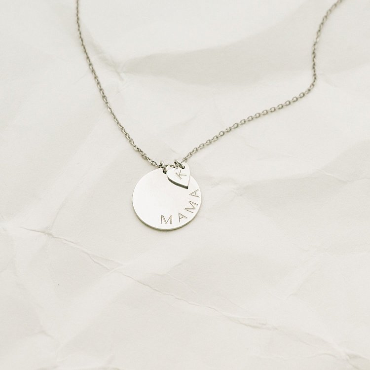 Срібне кольє з гравіюванням "Маленька любов" 18976 від ювелірного магазину Онікс - 9