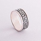 Срібний перстень з візерунком 11069 от ювелирного магазина Оникс