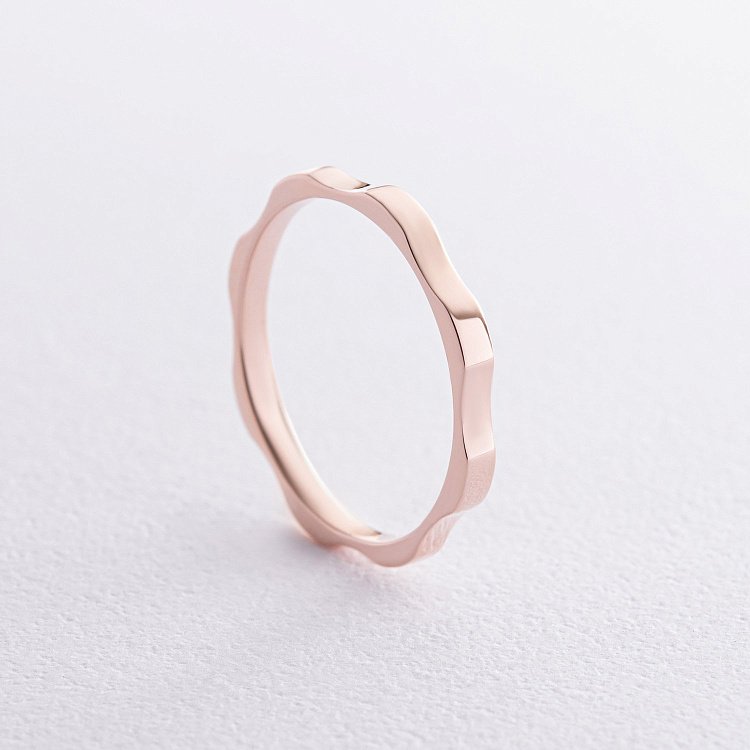 Каблучка "Холлі" у червоному золоті к07512 від ювелірного магазину Онікс