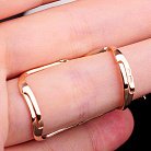 Золотое женское кольцо на весь палец с фианитами к03127 от ювелирного магазина Оникс - 5