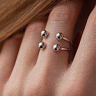 Серебряное кольцо "Шарики" 901-01191 от ювелирного магазина Оникс