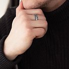 Серебряное кольцо "Сотворение Адама - Микеланджело" 112711 от ювелирного магазина Оникс - 2