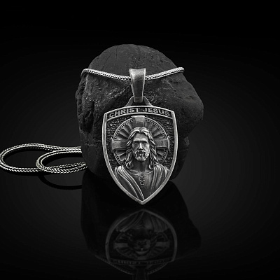Серебряный кулон 