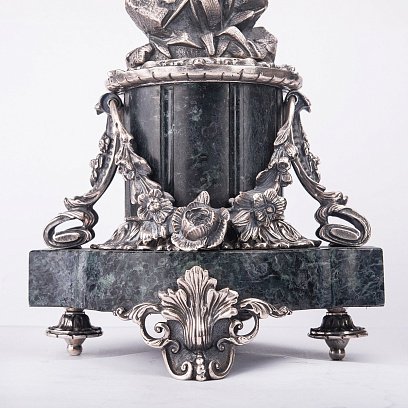 Срібний свічник ручної роботи сер00038 №4