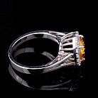 Срібний перстень з фіанітами 111122 от ювелирного магазина Оникс - 1