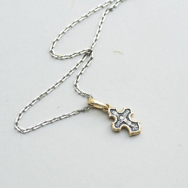 Дитячий хрестик з позолотою 131812 від ювелірного магазину Онікс - 3