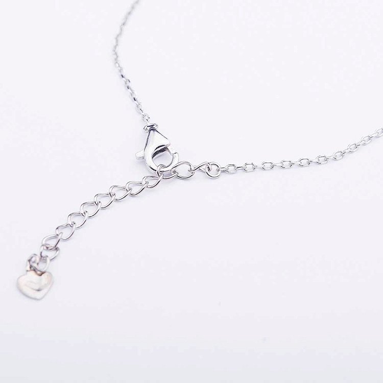 Серебряный браслет "Клевер" с фианитами и им. малахита 141029 от ювелирного магазина Оникс - 2