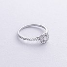 Каблучка з діамантами (біле золото) 239351121 от ювелирного магазина Оникс - 2