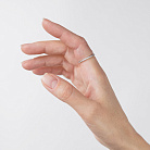 Серебряное кольцо с фианитами 1909/1р-CZ от ювелирного магазина Оникс - 4