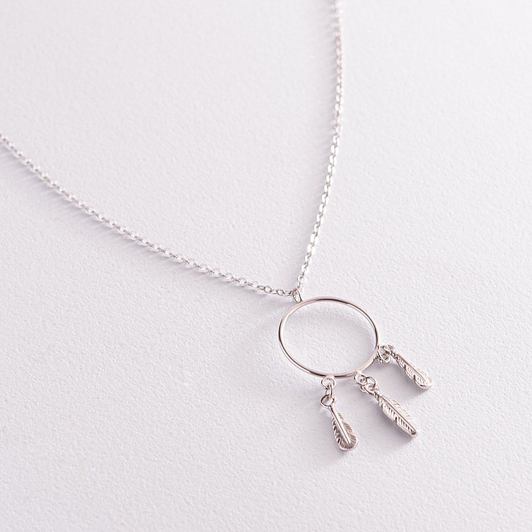 Срібне кольє "Ловець снів" 18835 від ювелірного магазину Онікс - 3