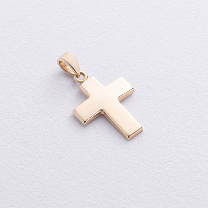 Хрестик у жовтому золоті п03669