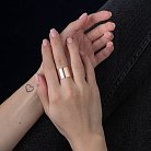 Золотое обручальное кольцо (возможна гравировка) обр00335 от ювелирного магазина Оникс - 2