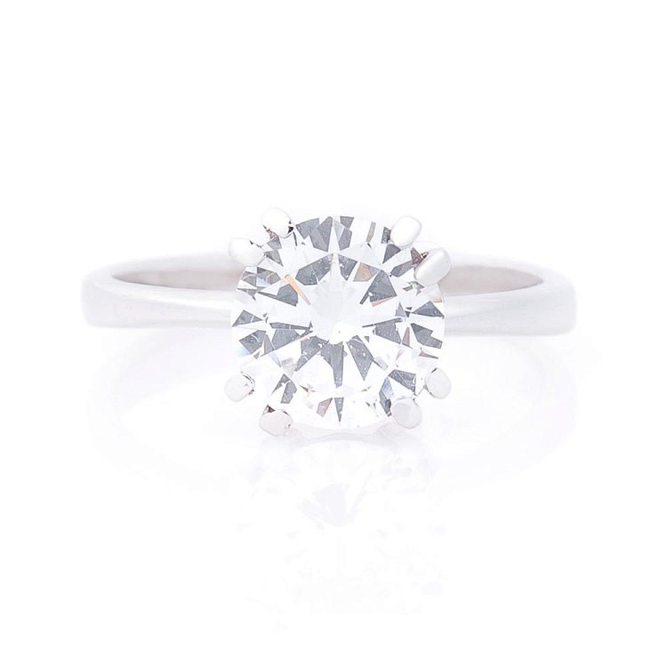 Золота заручальна каблучка з фіанітом к06178 від ювелірного магазину Онікс - 2