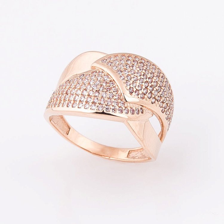 Кольцо с фианитами к04135 Кольцо с фианитами к04135 от ювелирного магазина Оникс