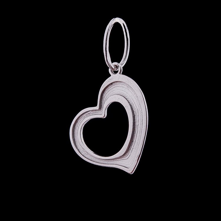 Золота підвіска "Серце" п02572 від ювелірного магазину Онікс - 1