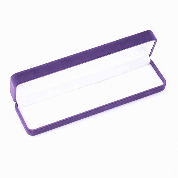 Футляр для прикрас фіолетовий б011а - 1 Футляр для прикрас фіолетовий б011а від ювелірного магазину Онікс - 1