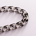 Мужской серебряный браслет (гарибальди 0.7 см) ч021751 от ювелирного магазина Оникс - 2