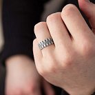 Серебряное кольцо "Геометрия" 112710 от ювелирного магазина Оникс - 1