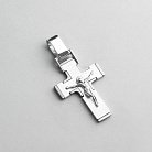 Срібний православний хрестик 132755 от ювелирного магазина Оникс