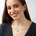 Золоті сережки з діамантами і топазами "Лондон блакитний" сб0715sm от ювелирного магазина Оникс - 1