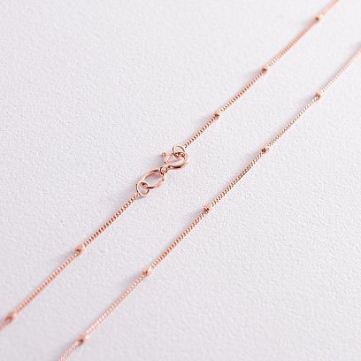 Колье - цепочка "Утонченность" в красном золоте ц00457 №4