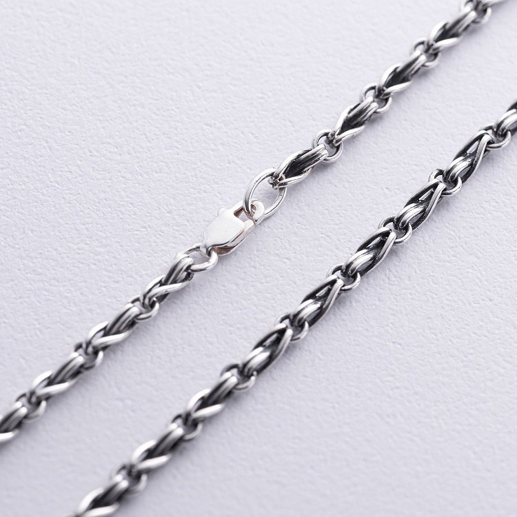 Чоловічий срібний ланцюжок "Нескінченність" 15157 від ювелірного магазину Онікс