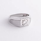 Мужская золотая печатка с бриллиантами кб0277 от ювелирного магазина Оникс