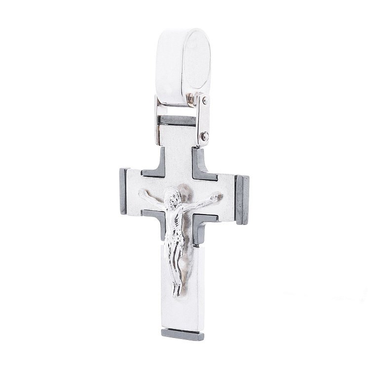 Срібний православний хрестик 132755 від ювелірного магазину Онікс - 5