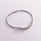 Срібний браслет "Кульки" 141575 от ювелирного магазина Оникс