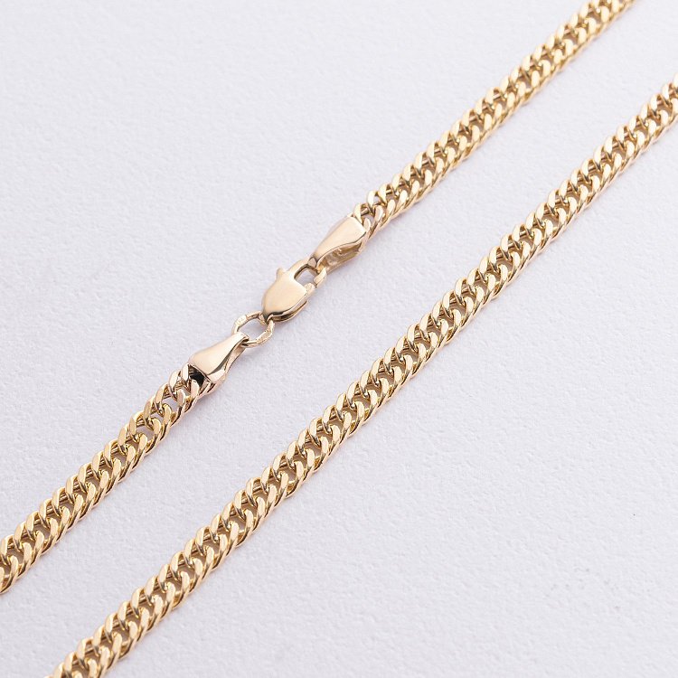 Ланцюжок золотий панцирне плетіння (4 мм) ц00577-4 від ювелірного магазину Онікс