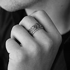 Серебряное кольцо "Карп и волны" 7021 от ювелирного магазина Оникс - 10