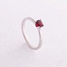 Золотое кольцо с рубином кб0409 от ювелирного магазина Оникс