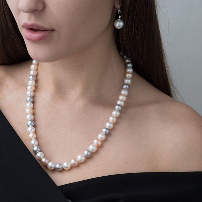 Кольє з перлів кол00510 №4