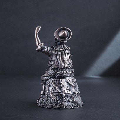 Срібний дзвін ручної роботи "Голос чоловіка" сер00009 №4