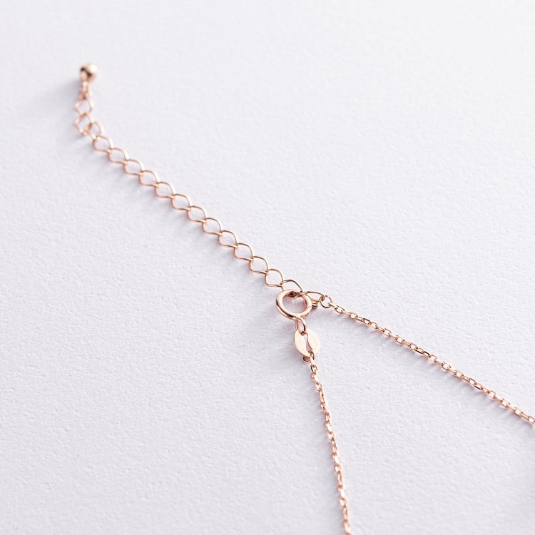 Колье "Шарики" в красном золоте кол01953 от ювелирного магазина Оникс - 8