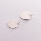 Срібні сережки - пусеті "Лаура" 123125 от ювелирного магазина Оникс - 4
