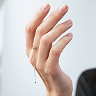 Серебряное кольцо "Шарик на цепочке" 901-01625 от ювелирного магазина Оникс - 2