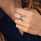 Серебряное кольцо "С Украиной в сердце" 112143сердце от ювелирного магазина Оникс - 4