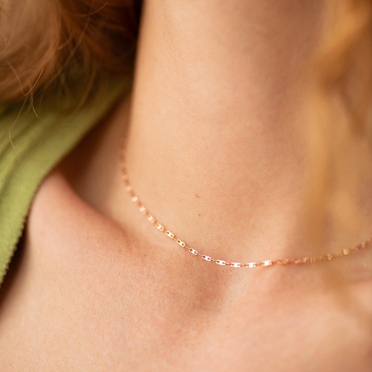 Цепочка в красном золоте ц00487 от ювелирного магазина Оникс - 3