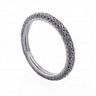 Золотое кольцо с черными бриллиантами кб0242sth от ювелирного магазина Оникс